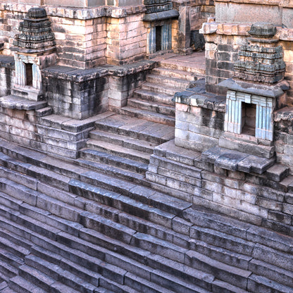 Hampi - Step Well (with Frame)