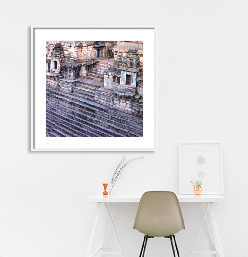 Hampi - Step Well (with Frame)