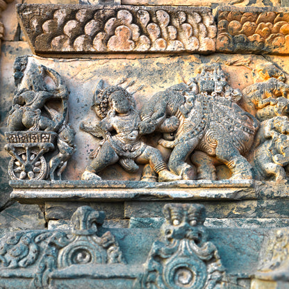 Hampi - Stories Carved in stone (with Frame)