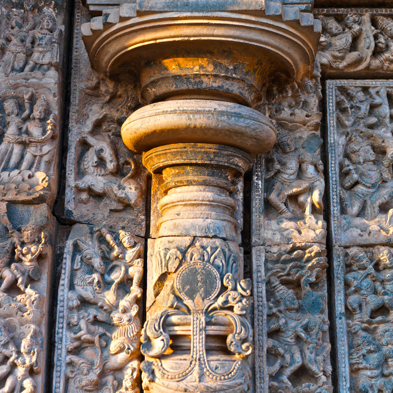 Hampi - Stories Carved in stone (with Frame)