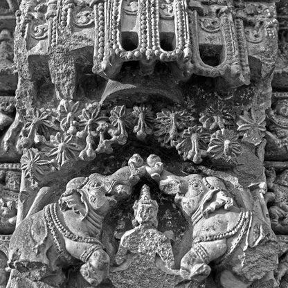 Hampi - Stories Carved in stone (with Frame)