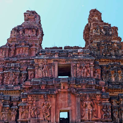 Hampi - Gopuram at the temple entrance, Hampi (with Frame)