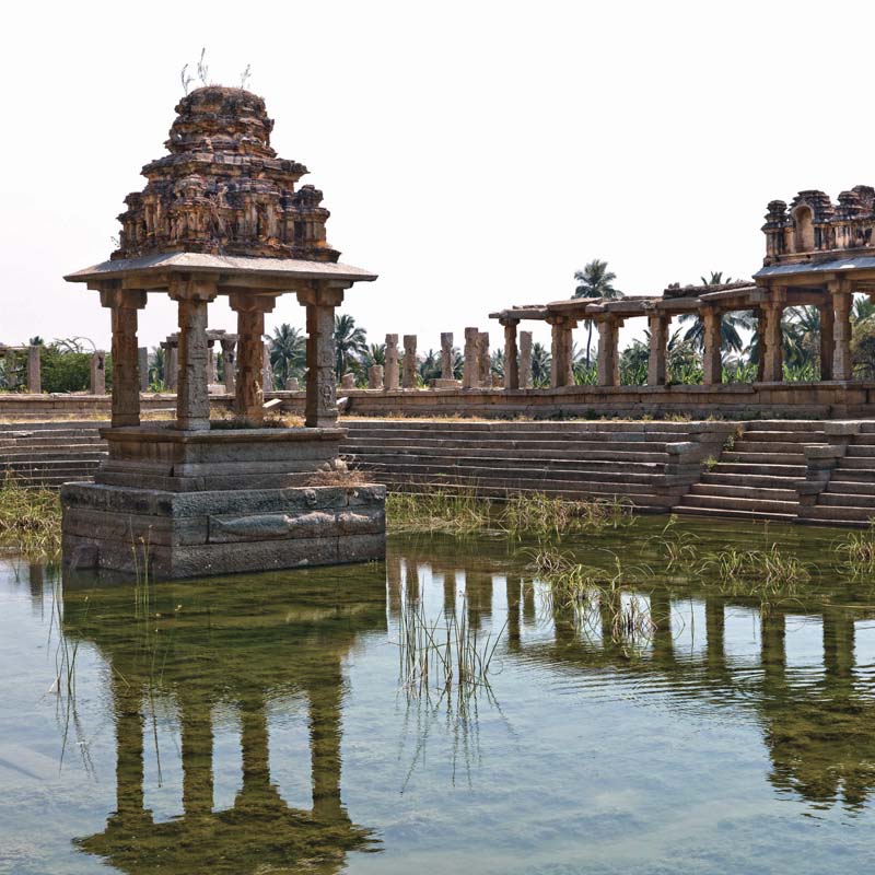 Hampi - Pushkarini (with Frame)