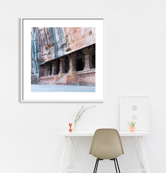 Badami Caves - Caves (with Frame)