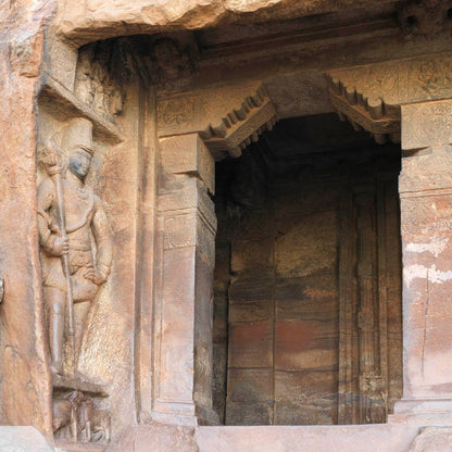 Badami Caves - Entrance (with Frame)