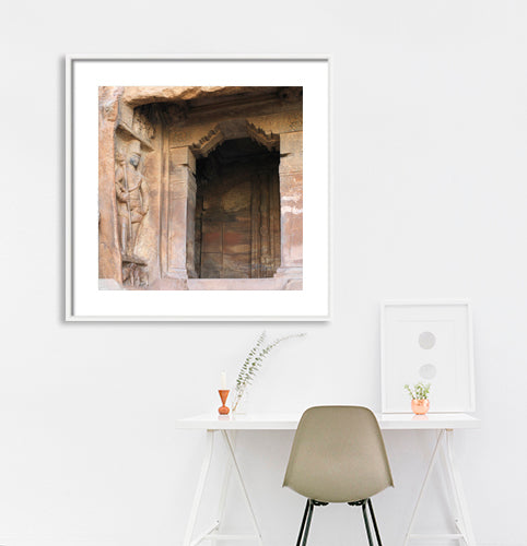 Badami Caves - Entrance (with Frame)