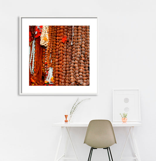 Rajasthan - Hanging Rudraksha  (with Frame)