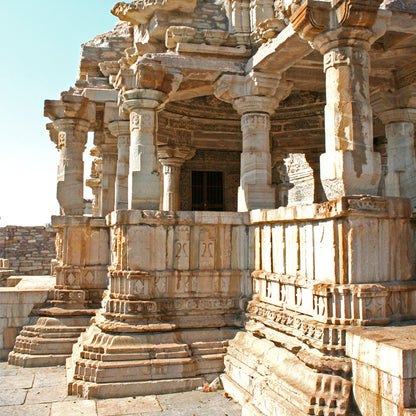 Rajasthan - Temple at Chittorgadh (with Frame)