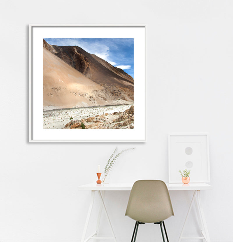 Ladakh - Khardungla Peaks (with Frame)