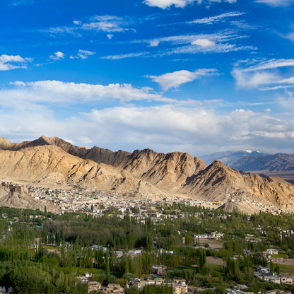 Ladakh - Khardungla Peaks (with Frame)