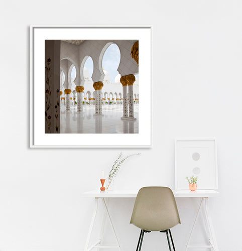 Dubai - Abu Dhabi Mosque (with Frame)