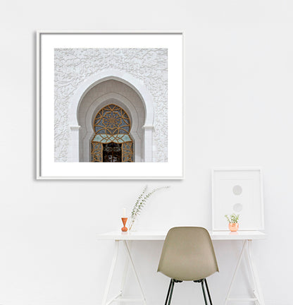 Dubai - Abu Dhabi Mosque (with Frame)