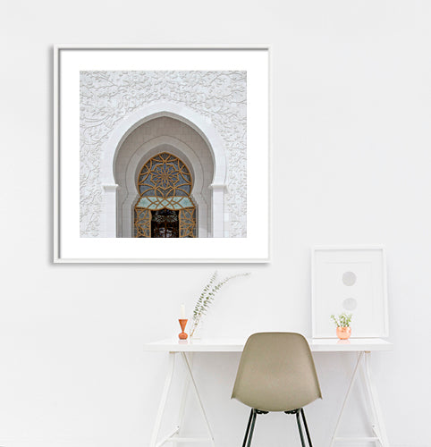 Dubai - Abu Dhabi Mosque (with Frame)