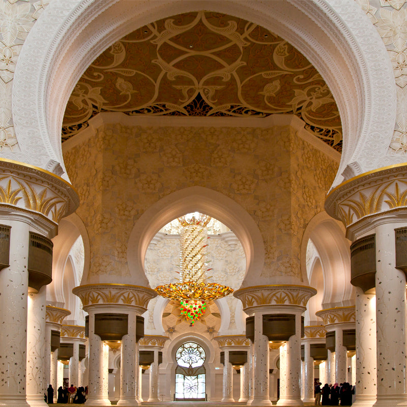 Dubai - Abu Dhabi Mosque (with Frame)