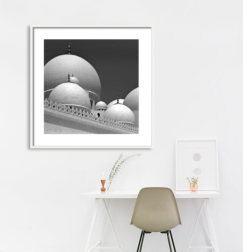 Dubai - Abu Dhabi - Sheikh Zayed Mosque (with Frame)