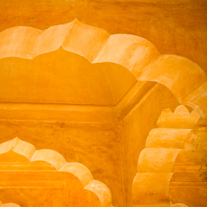 Rajasthan - Amer Fort Kaman Abstract (with Frame)