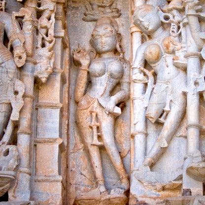 Rajasthan - Temple Sculpture (with Frame)