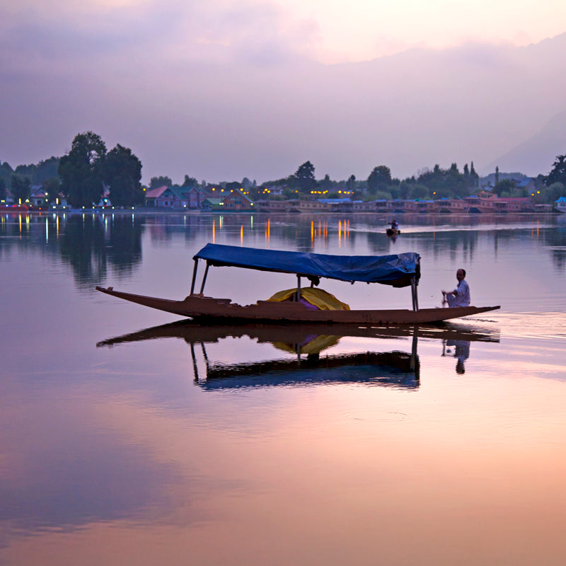 Ladakh - Srinagar Nagina Lake Sunrise (with Frame)