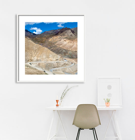 Ladakh - Kargil Leh Road (with Frame)