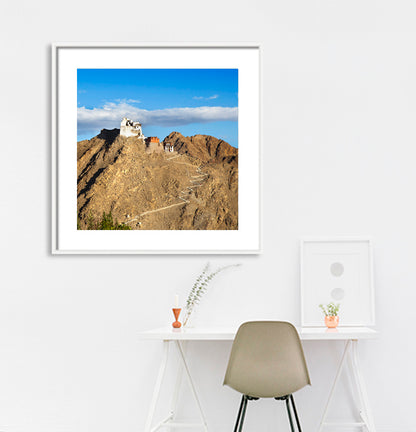 Ladakh - Sankar Monastery at Leh (with Frame)