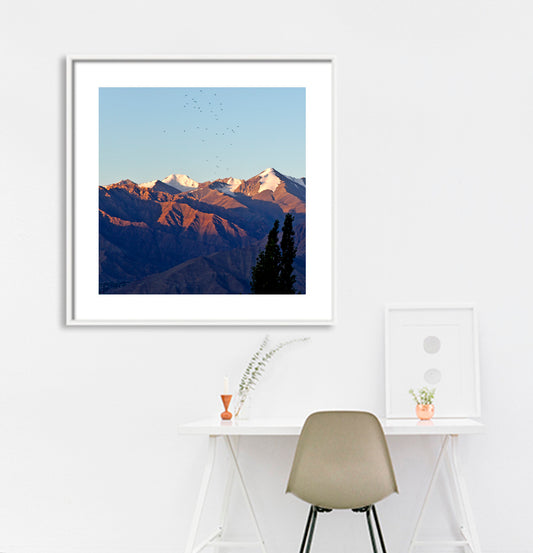 Ladakh - Leh Snow Peaks (with Frame)