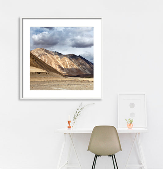 Ladakh - Brown Hill (with Frame)