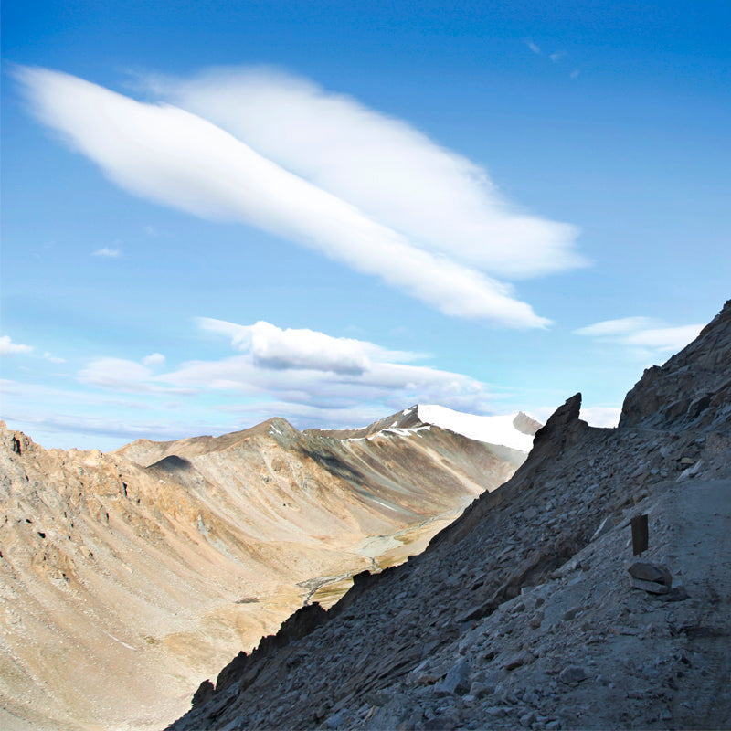 Ladakh - Khardungla Peaks (with Frame)