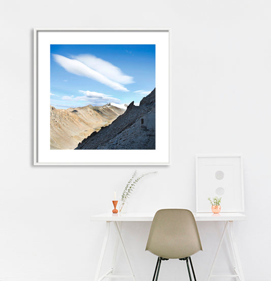 Ladakh - Khardungla Peaks (with Frame)