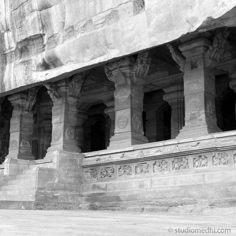 Indian temples  Indian culture India Fine art Culture  carving  blackandwhite  black&white  B&W  #WorldHeritageSite  heritage  BW  badami caves  badami