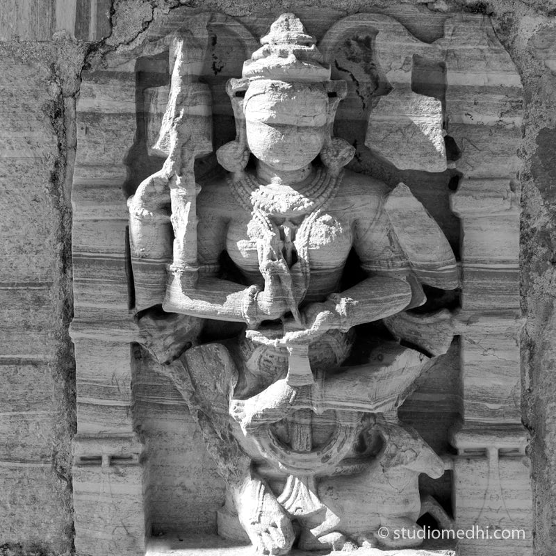 Rajasthan - Goddess Carved in Stone. (_MG_4693 Rajasthan) Goddess Carved in Stone.   This Fine Art Photograph is printed on Canvas.Rajasthan - Goddess Carved in Stone. (_MG_4693 Rajasthan) Goddess Carved in Stone.   This Fine Art Photograph is printed on Canvas.