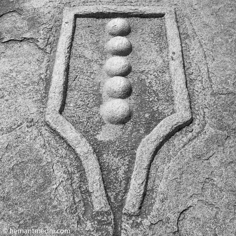 Shiv Ling on Hemkuta Hill, Hampi. (_MG_6861 Hampi) A Unesco World Heritage Site situated in Karnataka, India. Indian Heritage, Art and Culture.  Fine Art Photography on Canvas Printing Indian Temples Fine Art Culture Carving Stone Black and White black&white B&W World Heritage Site BW Hampi 